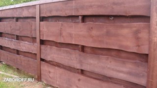 деревяный забор